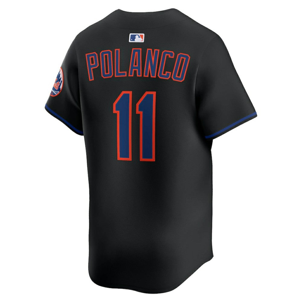 Jorge Polanco New York Mets Nike Alternate Limited Jersey - Black Jerseys