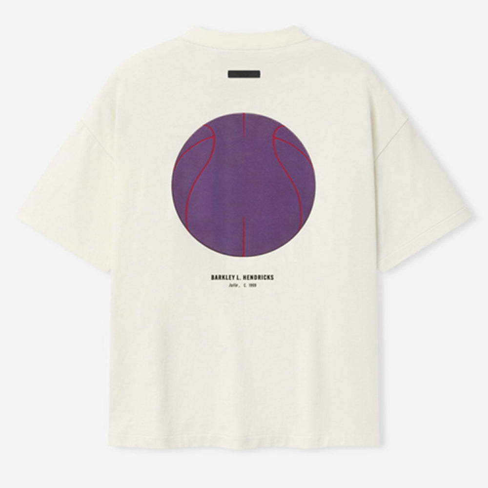 Los Angeles Lakers Fear of God x Barkley L. Hendricks Unisex 90's T-Shirt Cream