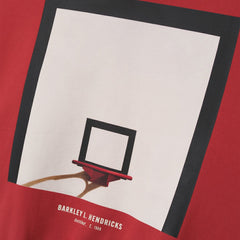 Philadelphia 76ers Fear of God x Barkley L. Hendricks Unisex 90's Hoodie Red