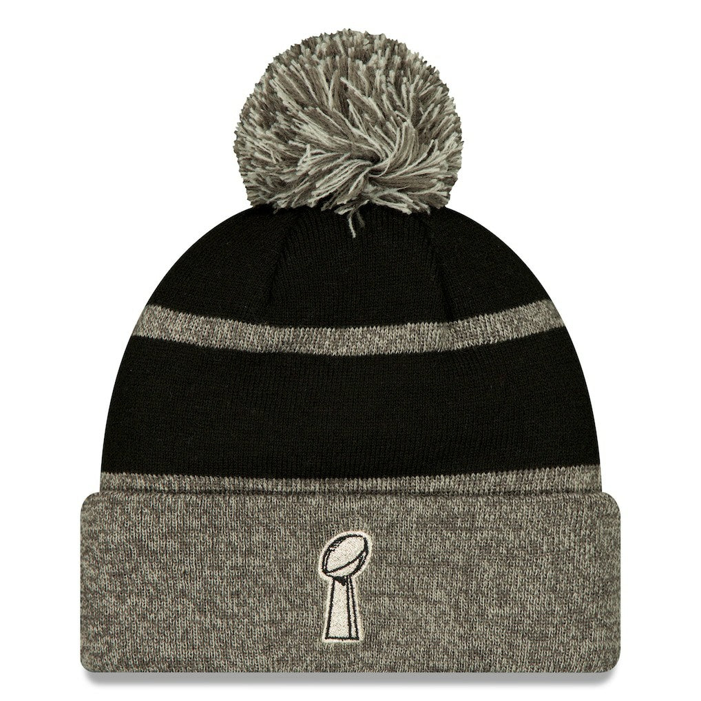 Seattle Seahawks New Era Super Bowl LX Champions Parade Cuffed Knit Hat with Pom Black