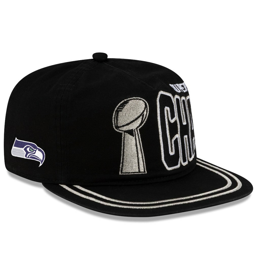 Seattle Seahawks New Era Super Bowl LX Champions Parade 19TWENTY Adjustable Hat Black