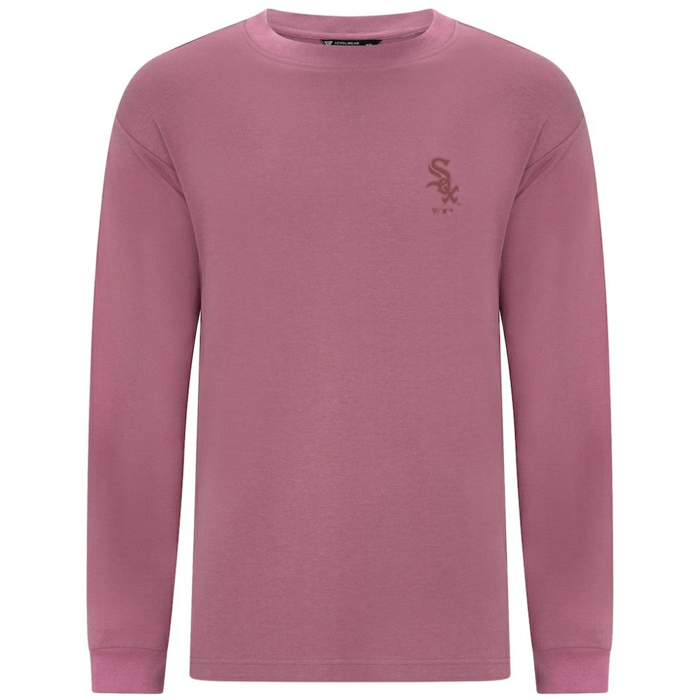 Chicago White Sox Levelwear Bridal Rose Luxe Signature Long Sleeve T-Shirt - Pink T-shirts