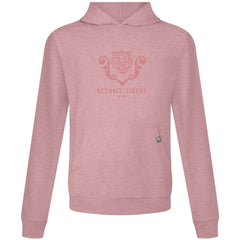 Detroit Tigers Levelwear Bridal Rose Relay Pullover Hoodie - Pink Hoodies