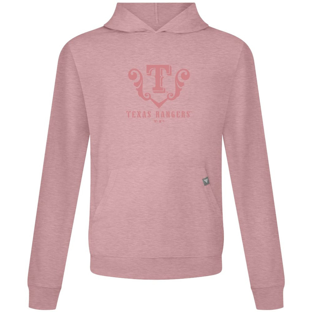 Texas Rangers Levelwear Bridal Rose Relay Pullover Hoodie - Pink Hoodies
