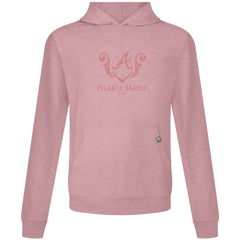 Atlanta Braves Levelwear Bridal Rose Relay Pullover Hoodie - Pink Hoodies