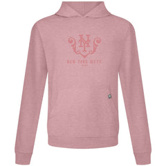 New York Mets Levelwear Bridal Rose Relay Pullover Hoodie - Pink Hoodies