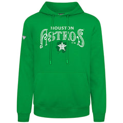 Houston Astros Levelwear St. Patrick's Day Podium Hoodie - Green Hoodies