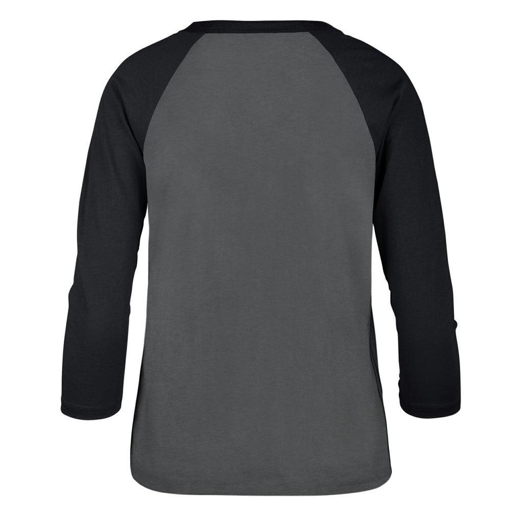 Seattle Seahawks '47 Women's Jetset Ava Raglan Long Sleeve T-Shirt Charcoal