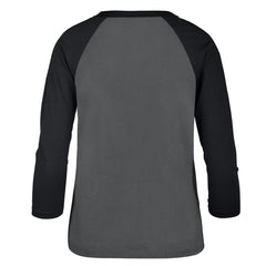 Seattle Seahawks '47 Women's Jetset Ava Raglan Long Sleeve T-Shirt Charcoal