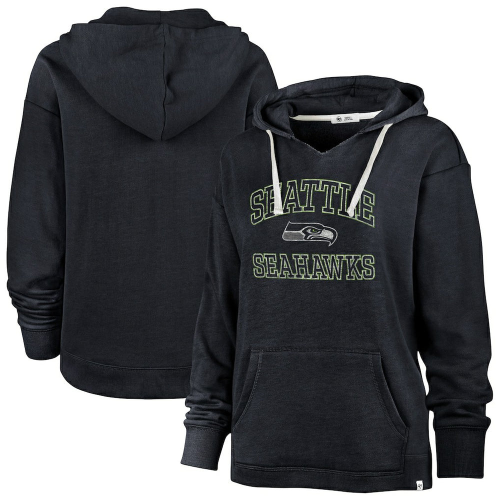 Seattle Seahawks '47 Women's Clarity Naomi Hoodie Navy