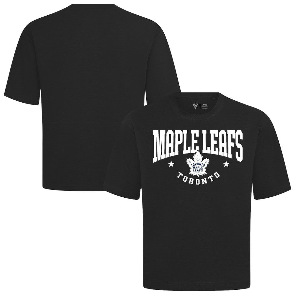 NHL Toronto Maple Leafs Levelwear Luxe Signature Knit T-Shirt - Black