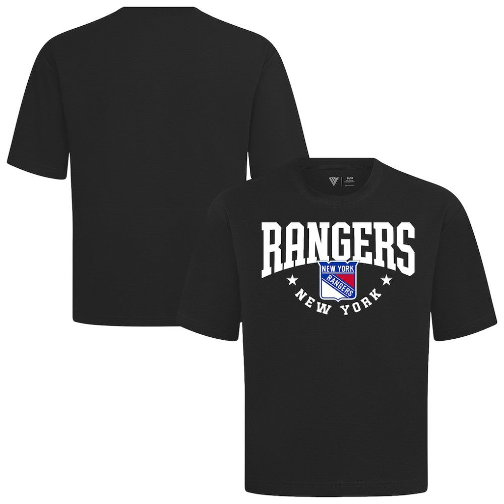 NHL New York Rangers Levelwear Luxe Signature Knit T-Shirt - Black