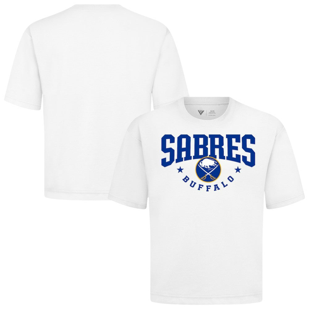 NHL Buffalo Sabres Levelwear Luxe Signature Knit T-Shirt - White