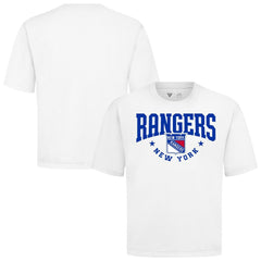 NHL New York Rangers Levelwear Luxe Signature Knit T-Shirt - White