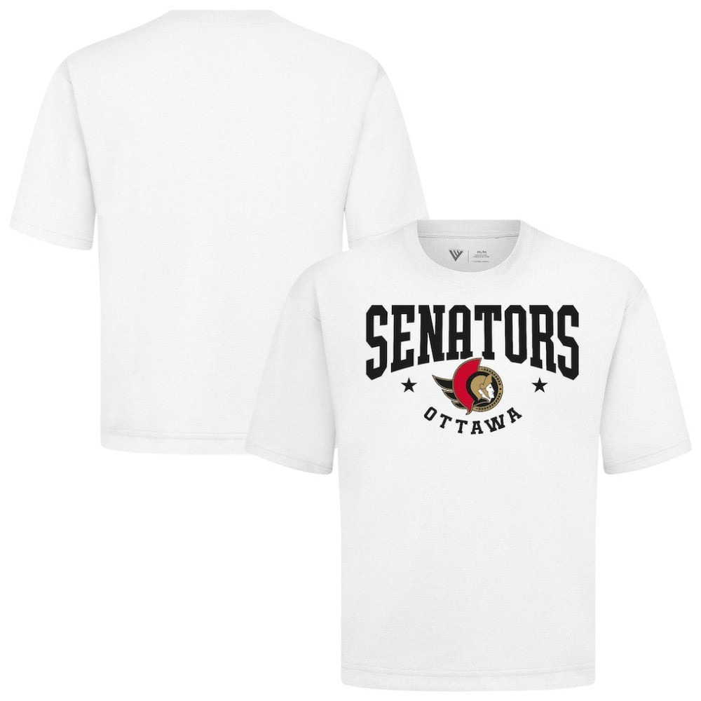 NHL Ottawa Senators Levelwear Luxe Signature Knit T-Shirt - White
