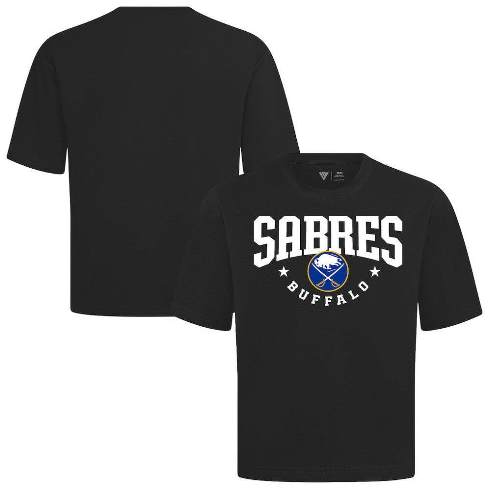 NHL Buffalo Sabres Levelwear Luxe Signature Knit T-Shirt - Black