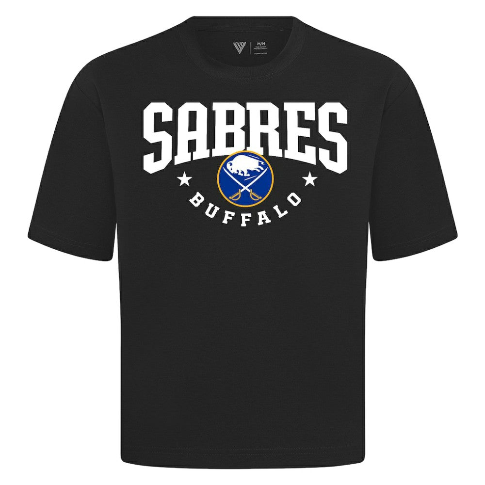NHL Buffalo Sabres Levelwear Luxe Signature Knit T-Shirt - Black