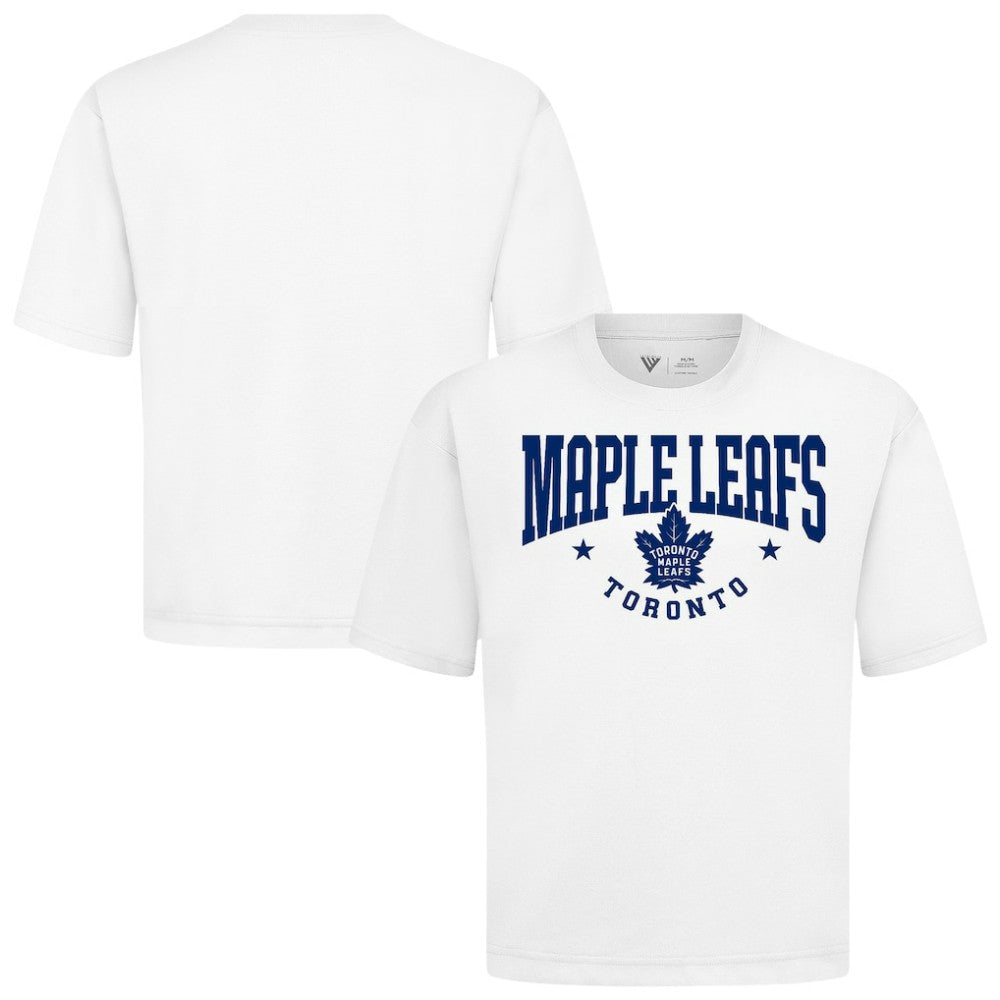 NHL Toronto Maple Leafs Levelwear Luxe Signature Knit T-Shirt - White