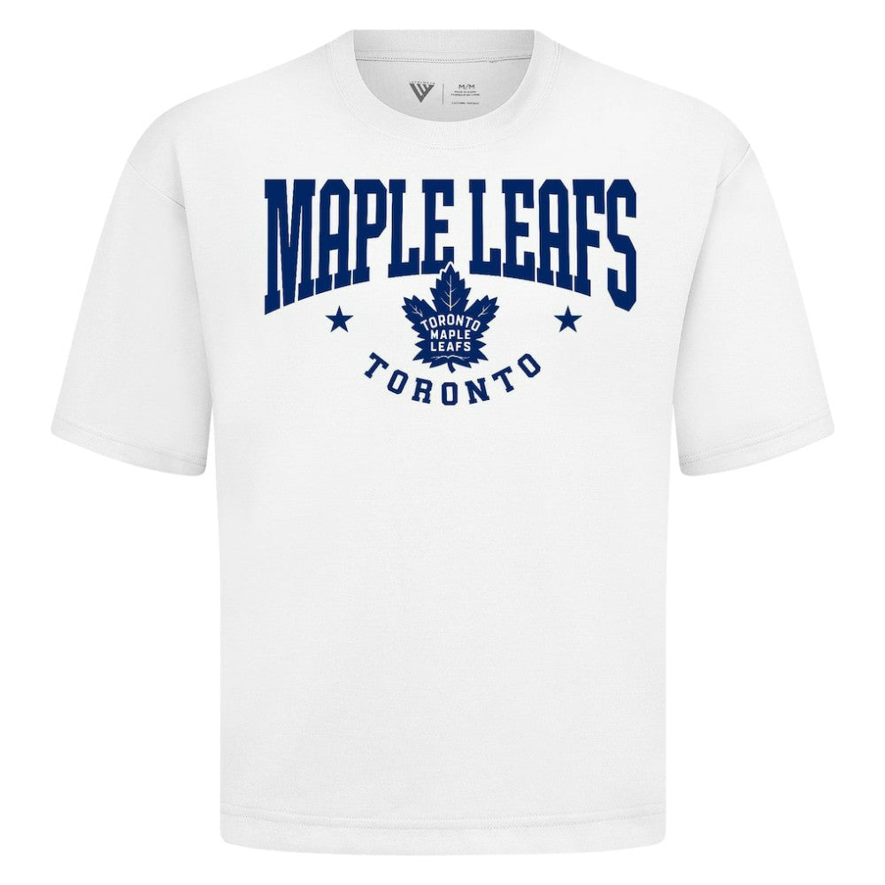 NHL Toronto Maple Leafs Levelwear Luxe Signature Knit T-Shirt - White