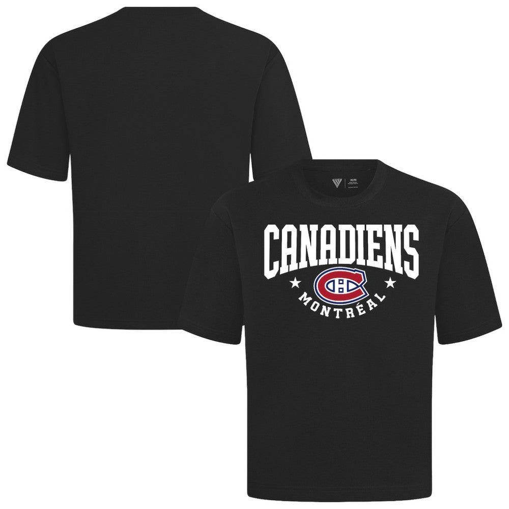 NHL Montreal Canadiens Levelwear Luxe Signature Knit T-Shirt - Black