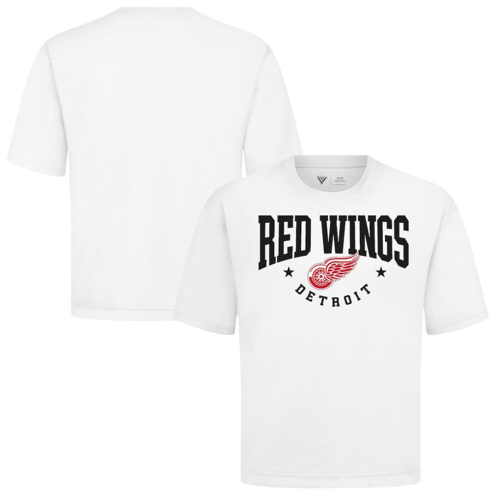 NHL Detroit Red Wings Levelwear Luxe Signature Knit T-Shirt - White