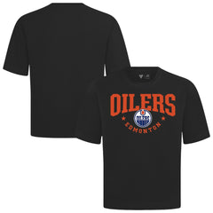NHL Edmonton Oilers Levelwear Luxe Signature Knit T-Shirt - Black
