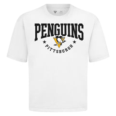 NHL Pittsburgh Penguins Levelwear Luxe Signature Knit T-Shirt - White
