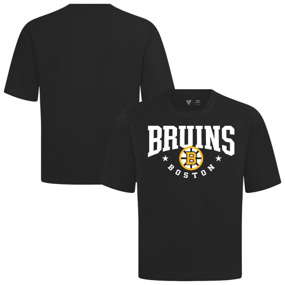 NHL Boston Bruins Levelwear Luxe Signature Knit T-Shirt - Black