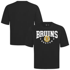 NHL Boston Bruins Levelwear Luxe Signature Knit T-Shirt - Black