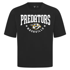 NHL Nashville Predators Levelwear Luxe Signature Knit T-Shirt - Black