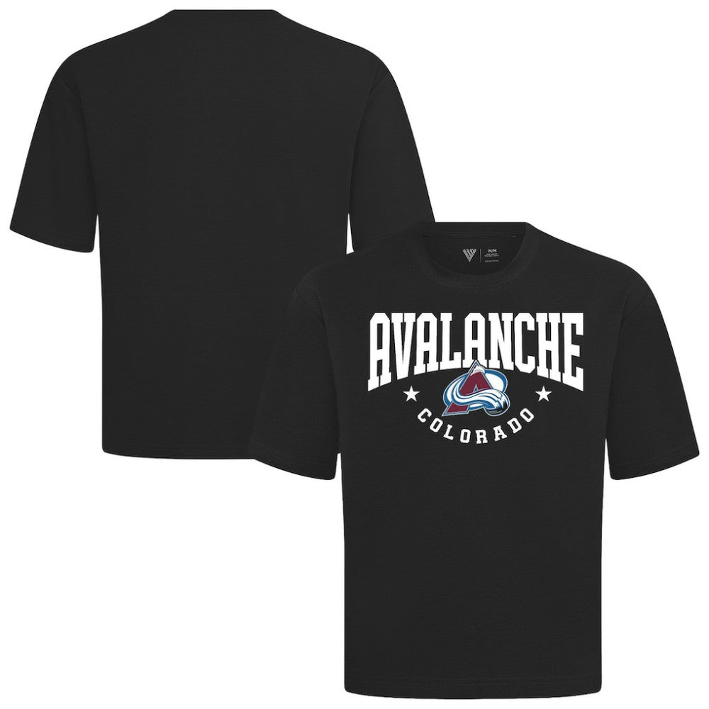 NHL Colorado Avalanche Levelwear Luxe Signature Knit T-Shirt - Black