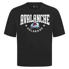 NHL Colorado Avalanche Levelwear Luxe Signature Knit T-Shirt - Black