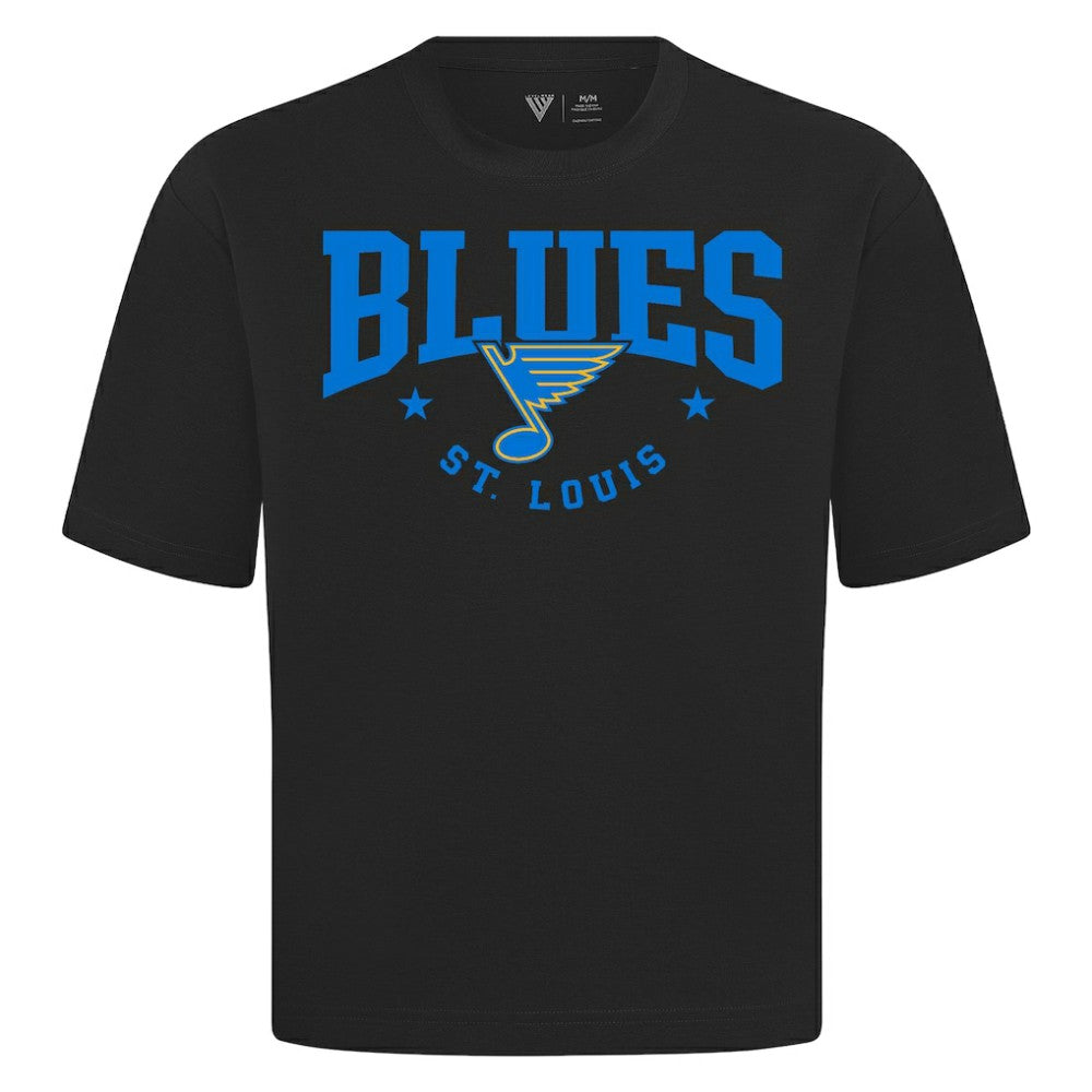 NHL St. Louis Blues Levelwear Luxe Signature Knit T-Shirt - Black
