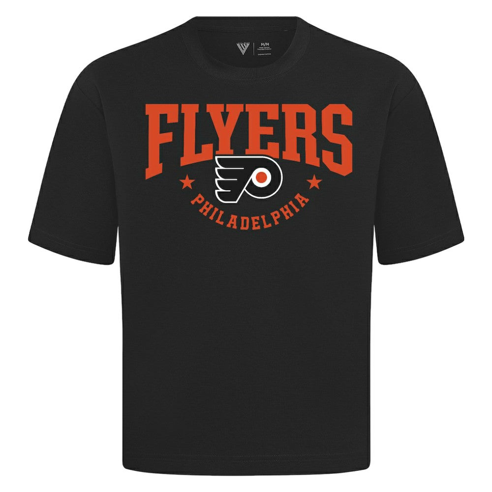 NHL Philadelphia Flyers Levelwear Luxe Signature Knit T-Shirt - Black