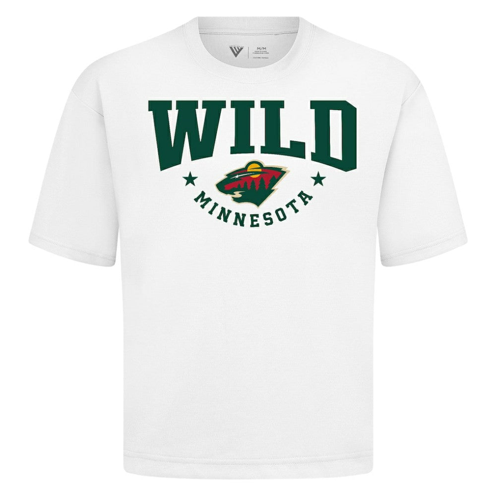 NHL Minnesota Wild Levelwear Luxe Signature Knit T-Shirt - White