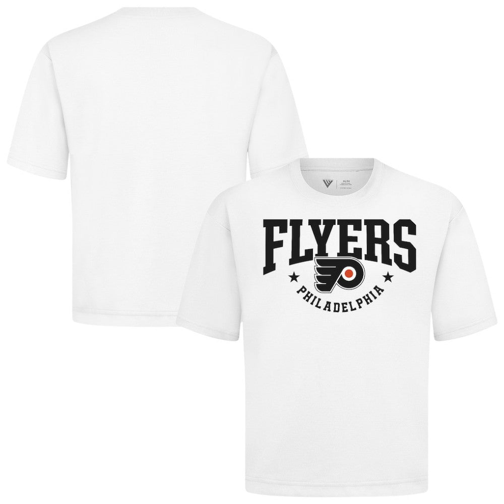 NHL Philadelphia Flyers Levelwear Luxe Signature Knit T-Shirt - White