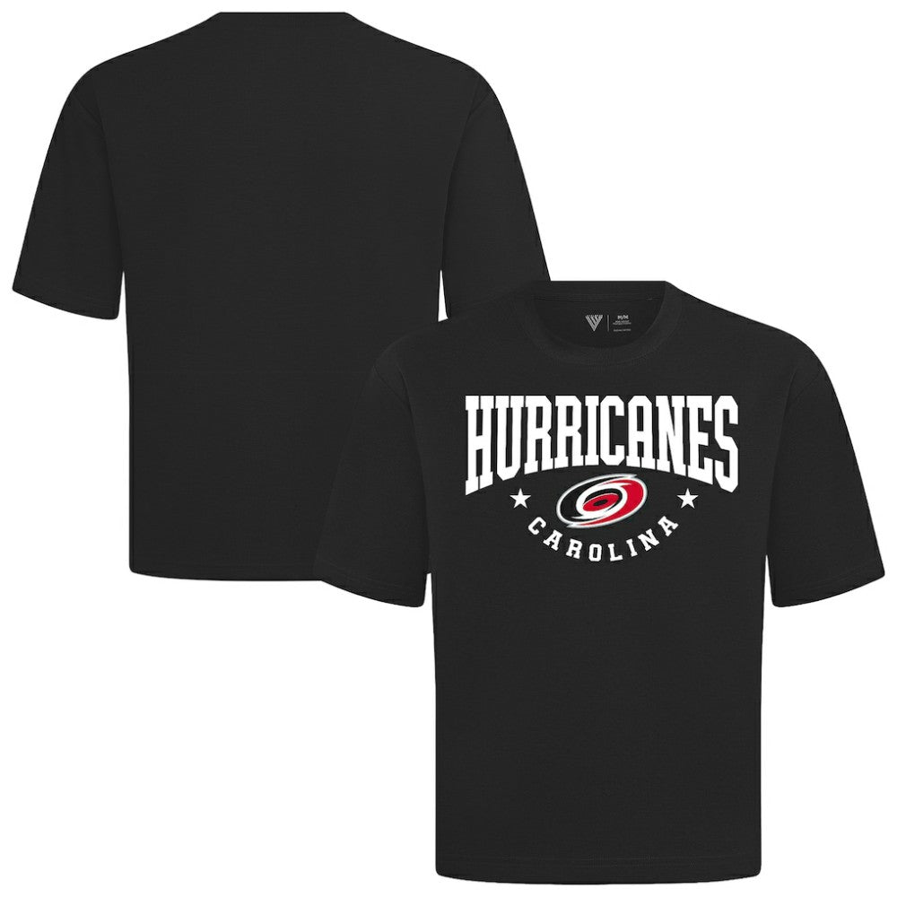 NHL Carolina Hurricanes Levelwear Luxe Signature Knit T-Shirt - Black