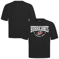NHL Carolina Hurricanes Levelwear Luxe Signature Knit T-Shirt - Black