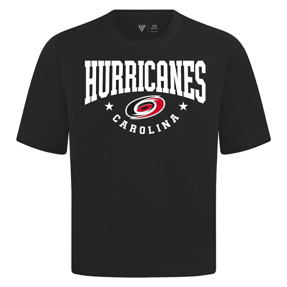 NHL Carolina Hurricanes Levelwear Luxe Signature Knit T-Shirt - Black