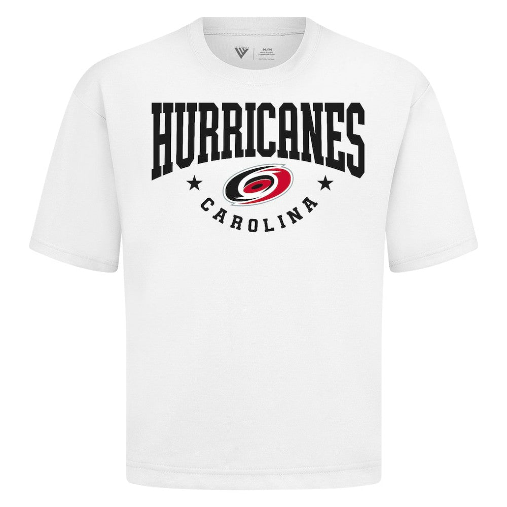 NHL Carolina Hurricanes Levelwear Luxe Signature Knit T-Shirt - White