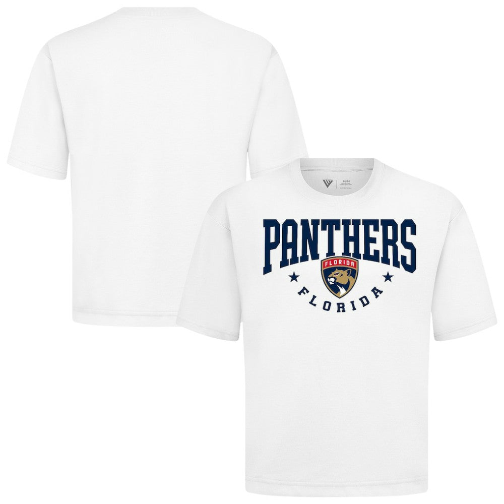 NHL Florida Panthers Levelwear Luxe Signature Knit T-Shirt - White