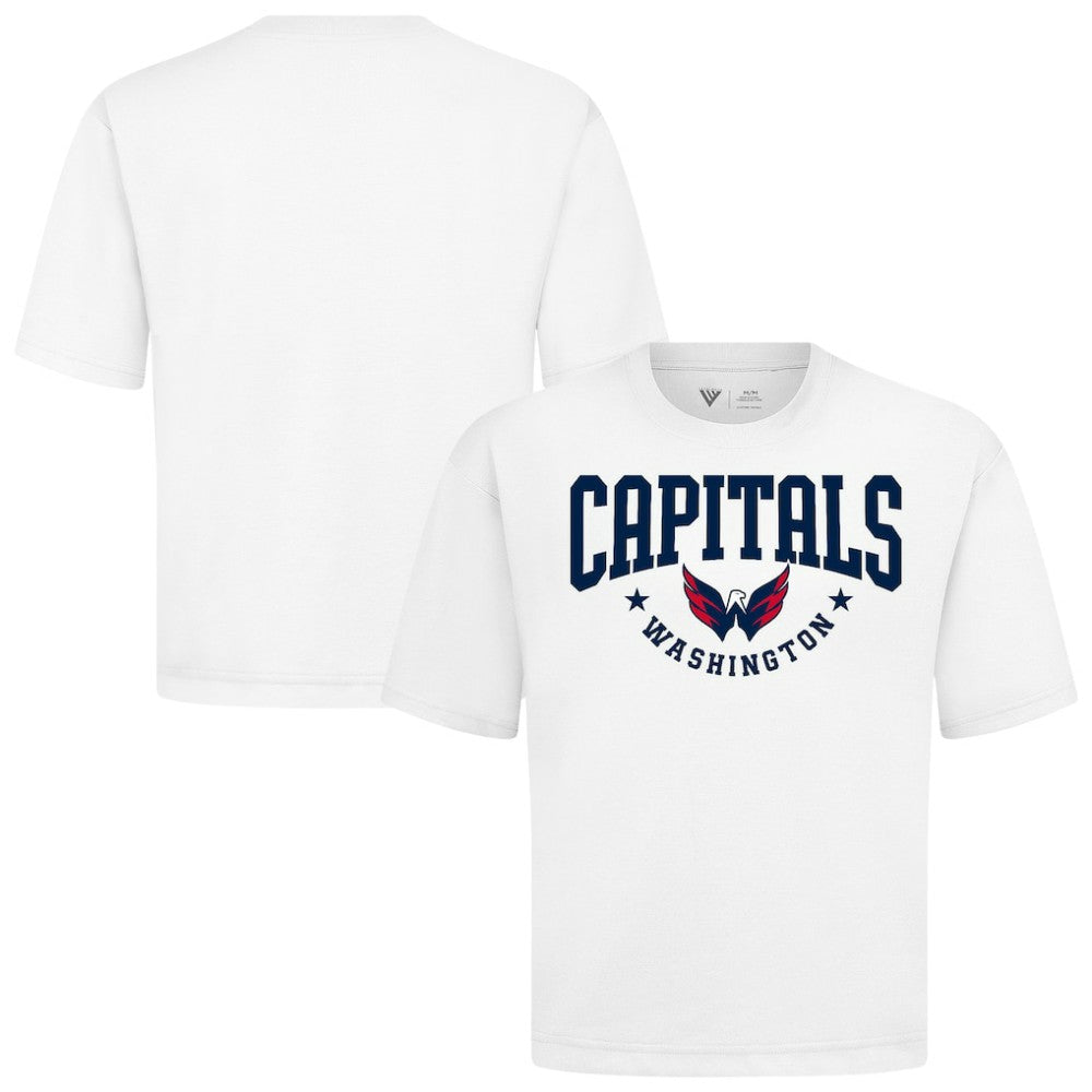 NHL Washington Capitals Levelwear Luxe Signature Knit T-Shirt - White