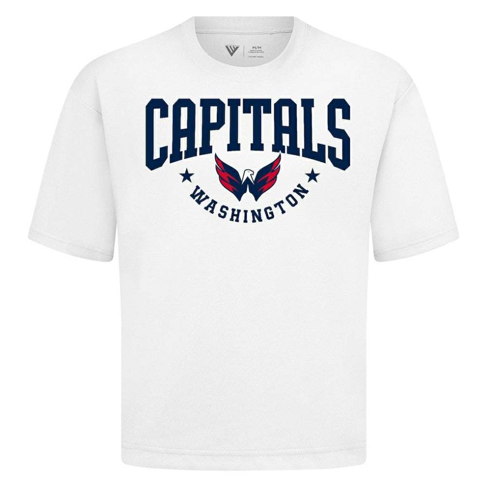 NHL Washington Capitals Levelwear Luxe Signature Knit T-Shirt - White