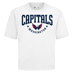 NHL Washington Capitals Levelwear Luxe Signature Knit T-Shirt - White