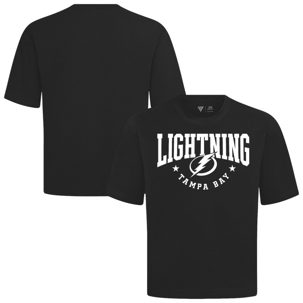 NHL Tampa Bay Lightning Levelwear Luxe Signature Knit T-Shirt - Black