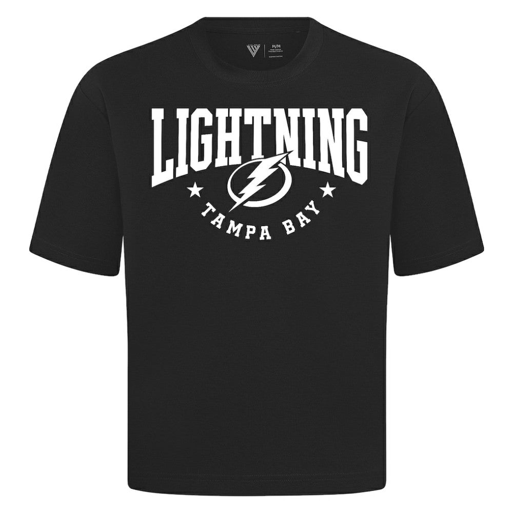 NHL Tampa Bay Lightning Levelwear Luxe Signature Knit T-Shirt - Black