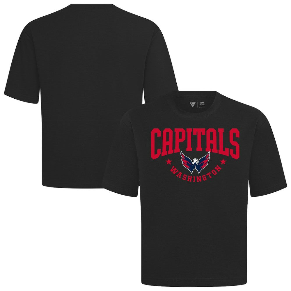 NHL Washington Capitals Levelwear Luxe Signature Knit T-Shirt - Black