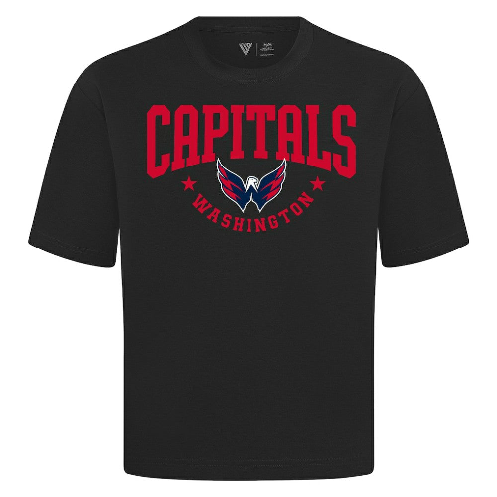 NHL Washington Capitals Levelwear Luxe Signature Knit T-Shirt - Black