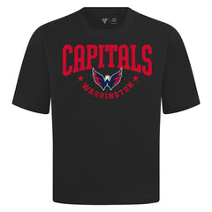 NHL Washington Capitals Levelwear Luxe Signature Knit T-Shirt - Black