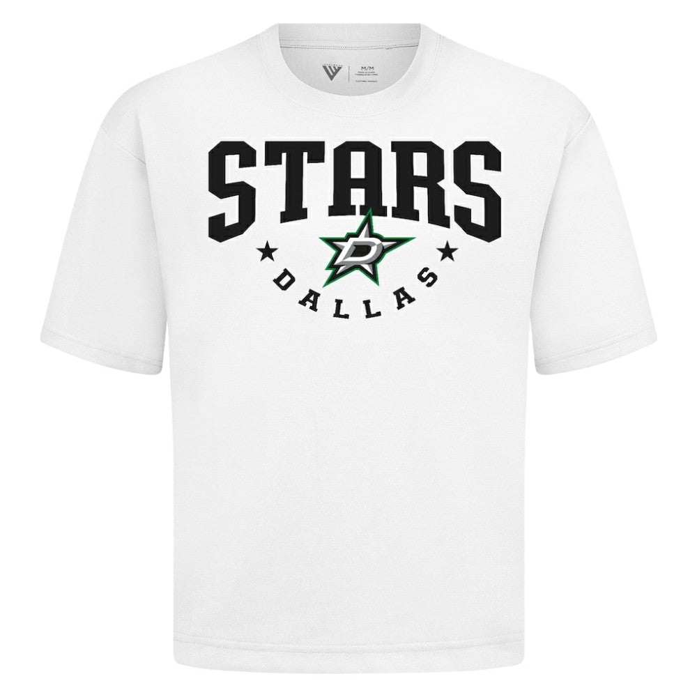 NHL Dallas Stars Levelwear Luxe Signature Knit T-Shirt - White